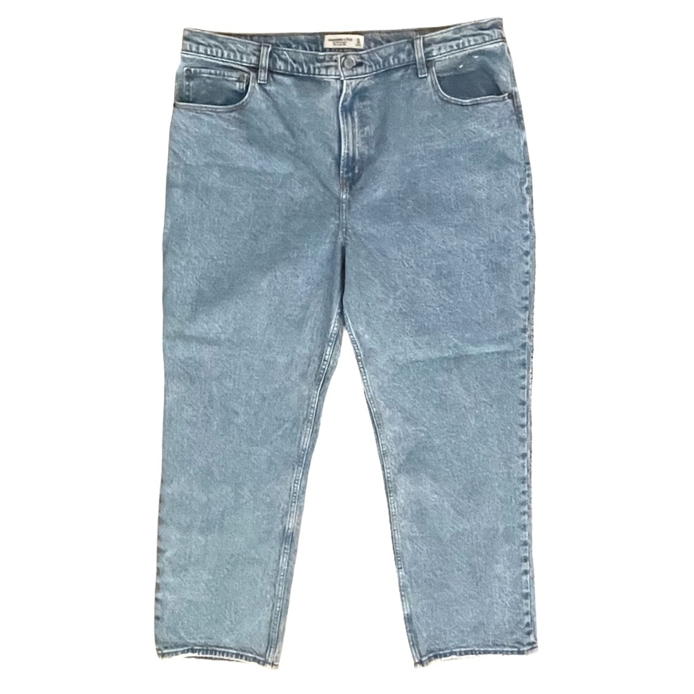Abercrombie & Fitch Jeans 90's Straight Ultra High Rise Denim Women 18Short